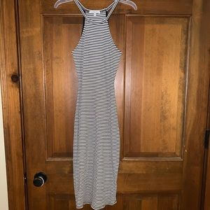 Striped Midi Tight Dress - Charlotte Russe